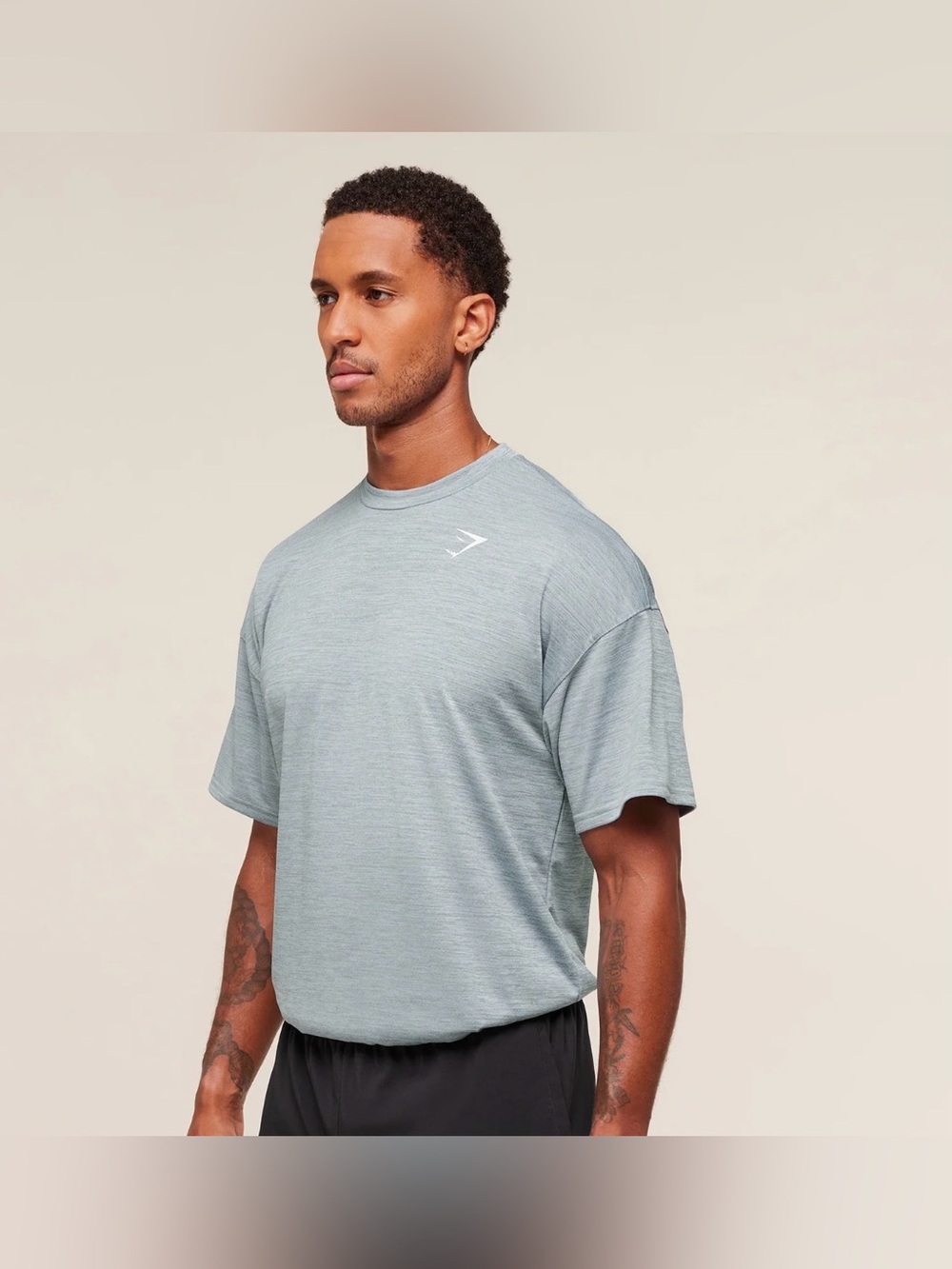 Gymshark NWOT Arrival Oversized T-shirt Sz XL Blue